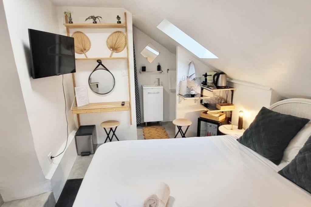 Chambre - Bed & Breakfast - Plage 50M - Residence Saint-Malo Exteriér fotografie